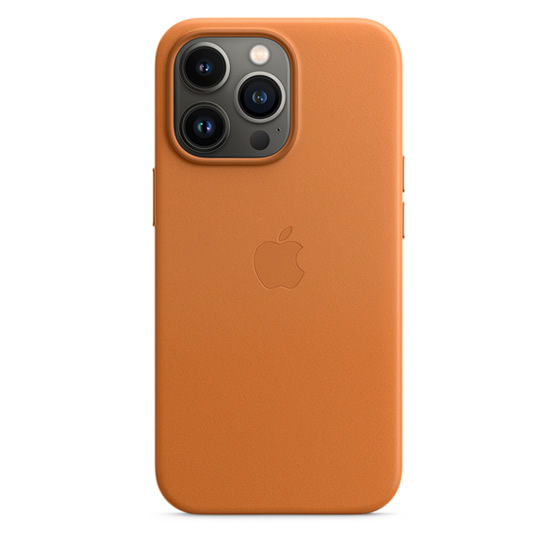 Apple Funda de Cuero iPhone 13 Pro - Marron Dorado (Golden Brown), MacStation