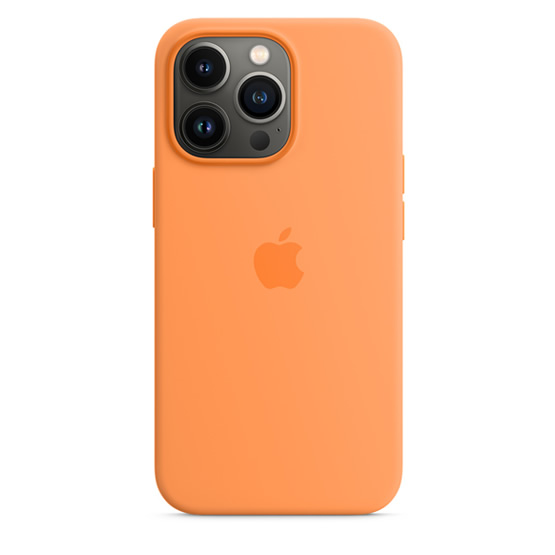 Apple Funda de Silicona iPhone 13 Pro con MagSafe - Naranja Claro  (Marigold), MacStation