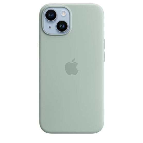 Apple Funda de Silicona iPhone 14 Plus con MagSafe - Suculenta, MacStation
