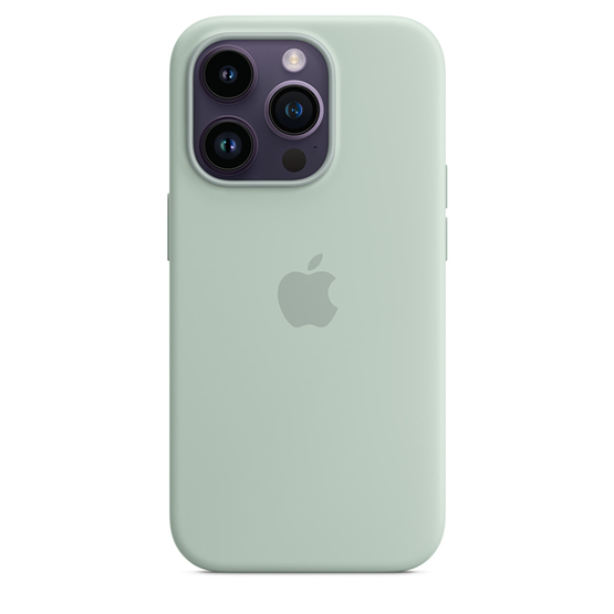 Apple Funda de Silicona iPhone 14 Pro con MagSafe - Suculenta, MacStation