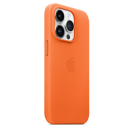 Apple Funda de Cuero iPhone 14 Pro con MagSafe - Naranja, MacStation
