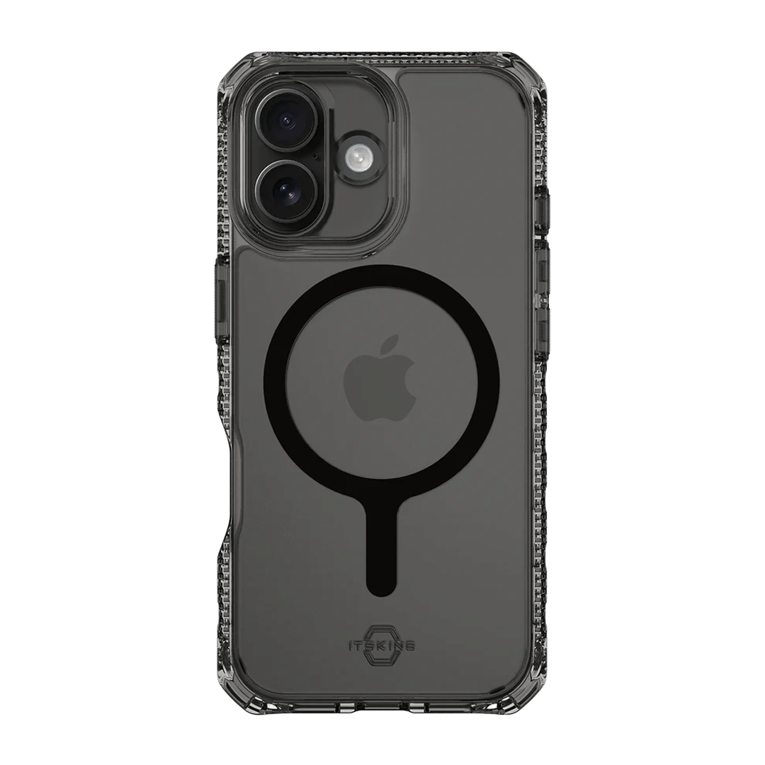 ItSkins Hybrid R Vapor Funda con MagSafe para iPhone 17 - Humo