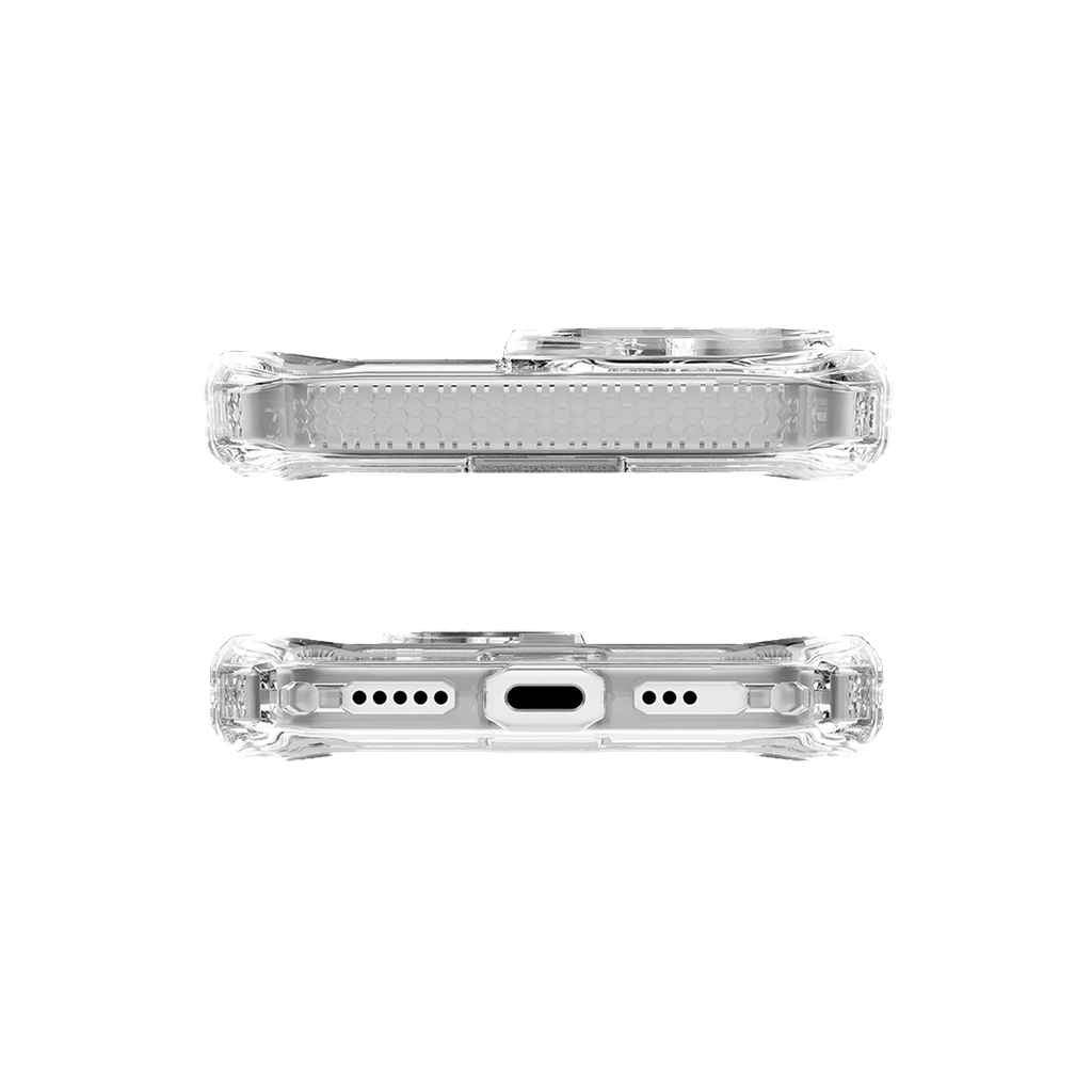 ItSkins Hybrid R Funda Transparente con MagSafe para iPhone 17 - Transparente