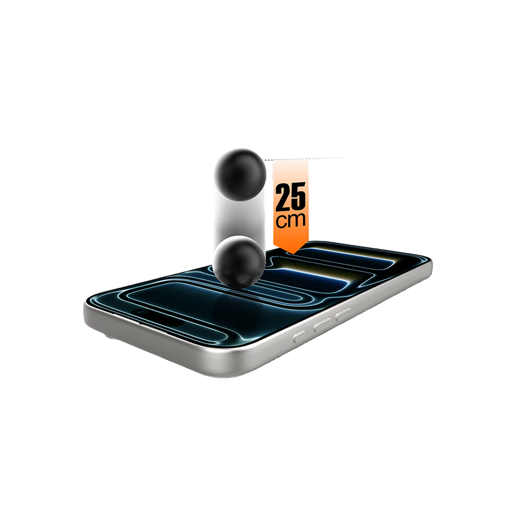 ItSkins Hybrid Defense Glass Protector de Pantalla con Removedor de Polvo Adapter para iPhone 17 Pro - Transparente