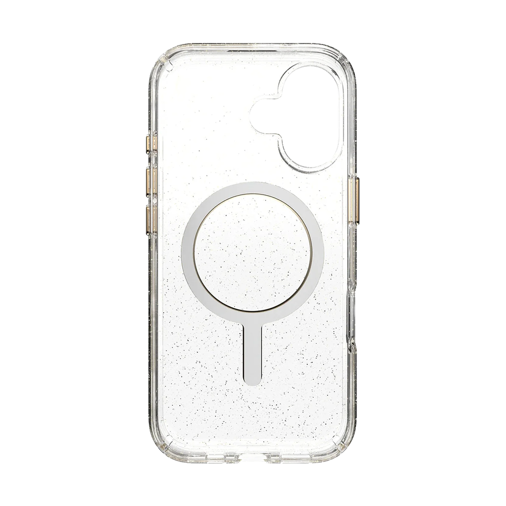 Speck Presidio Lux con MagSafe para iPhone 17 - Glitter/Oro Metalico
