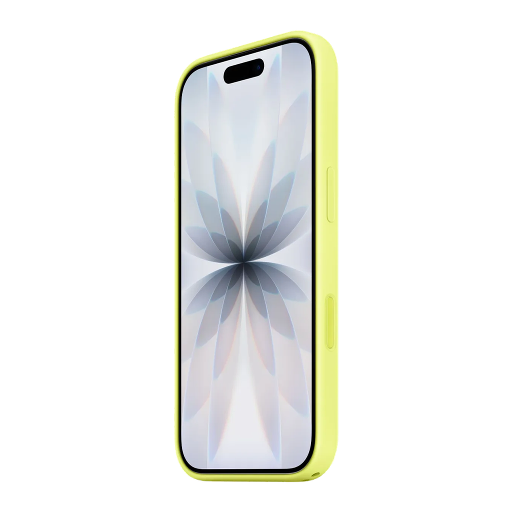 Funda de Silicona con MagSafe para iPhone 17- Amarillo Neón