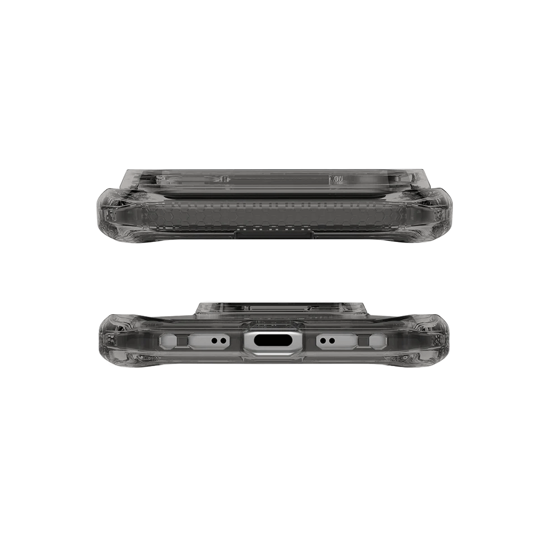 ItSkins Hybrid R Vapor Stand Funda con MagSafe para iPhone 17 Air - Humo