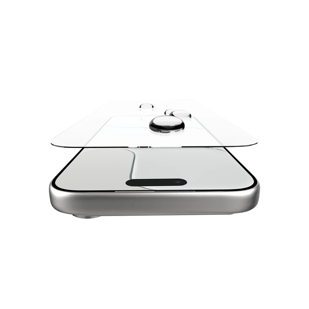 ItSkins Hybrid Defense Glass Vidrio Protector con Removedor de Polvo para iPhone 17 Air - Transparente