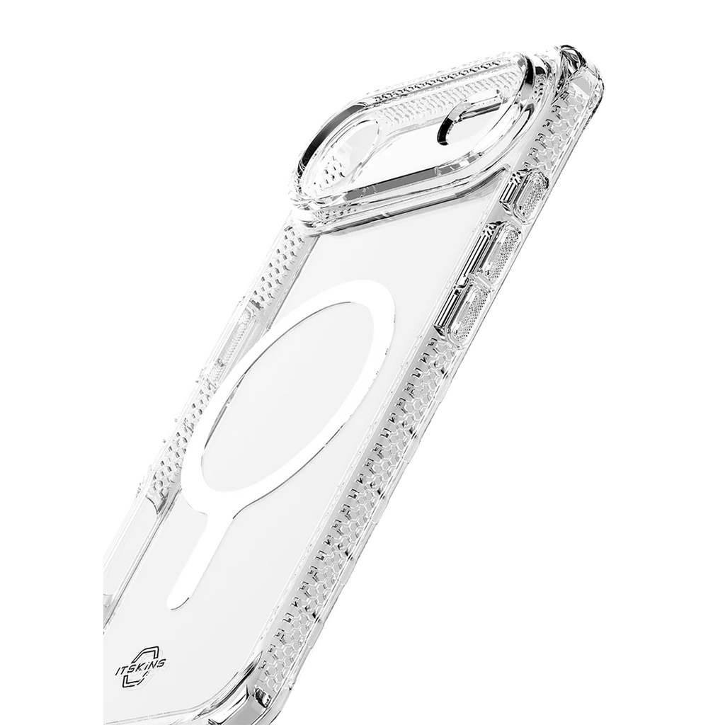 ItSkins Hybrid R Funda Transparente con MagSafe para iPhone 17 Air - Transparente