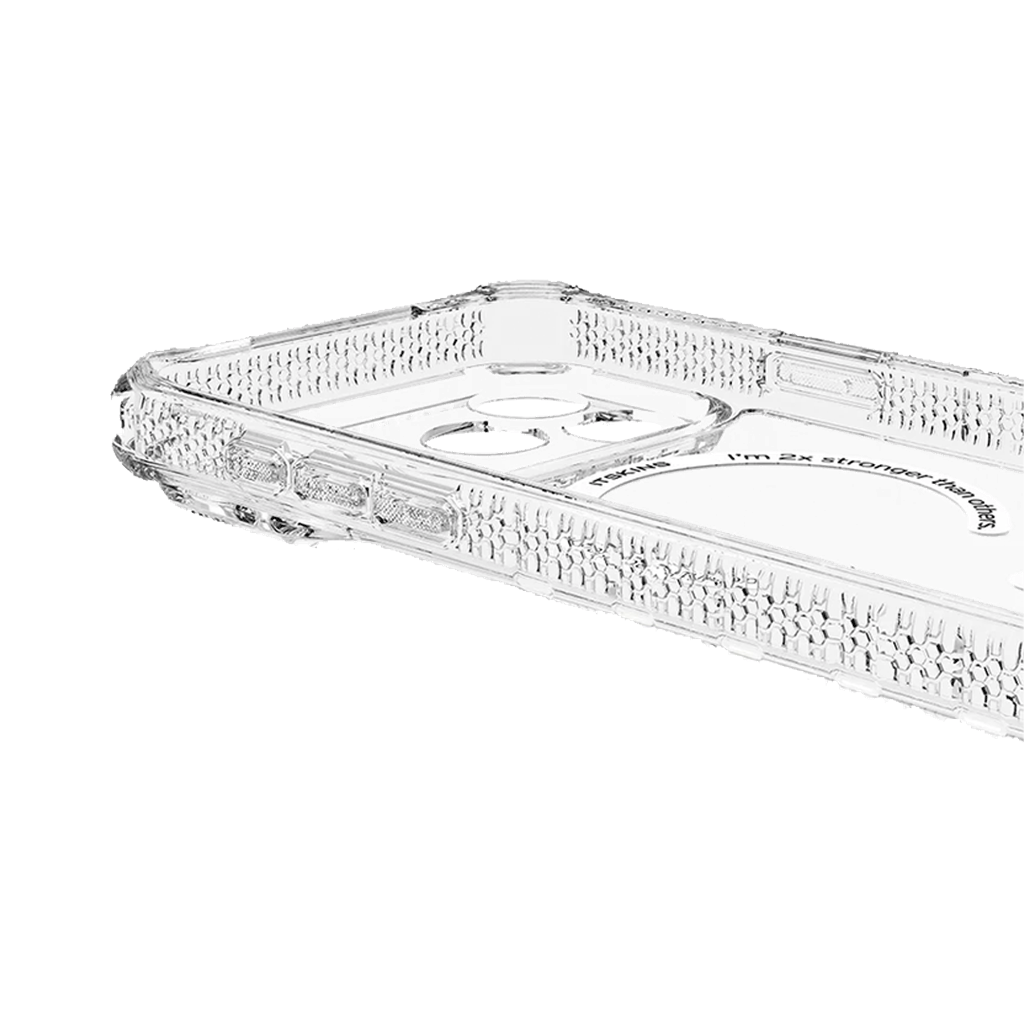 ItSkins Hybrid R Funda Transparente con MagSafe para iPhone 17 Pro - Transparente