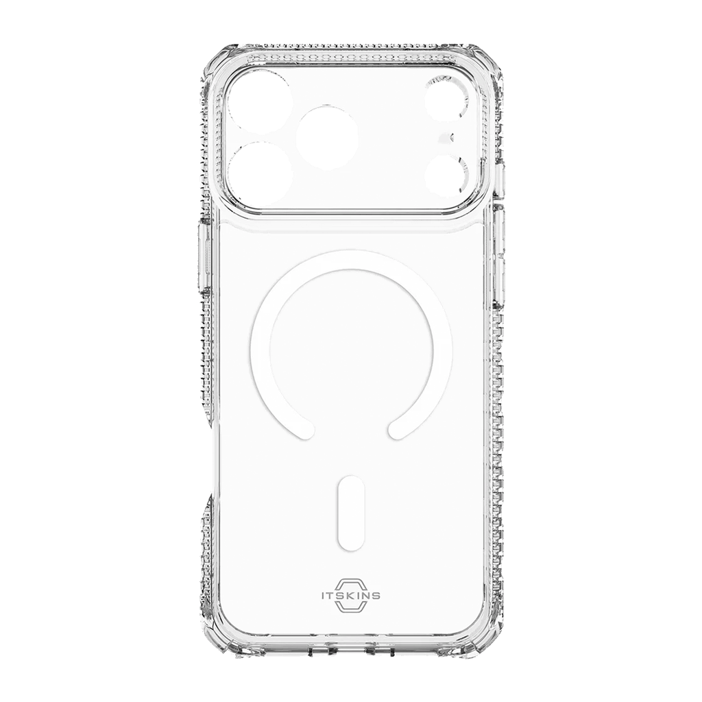 ItSkins Hybrid R Funda Transparente con MagSafe para iPhone 17 Pro Max - Transparente