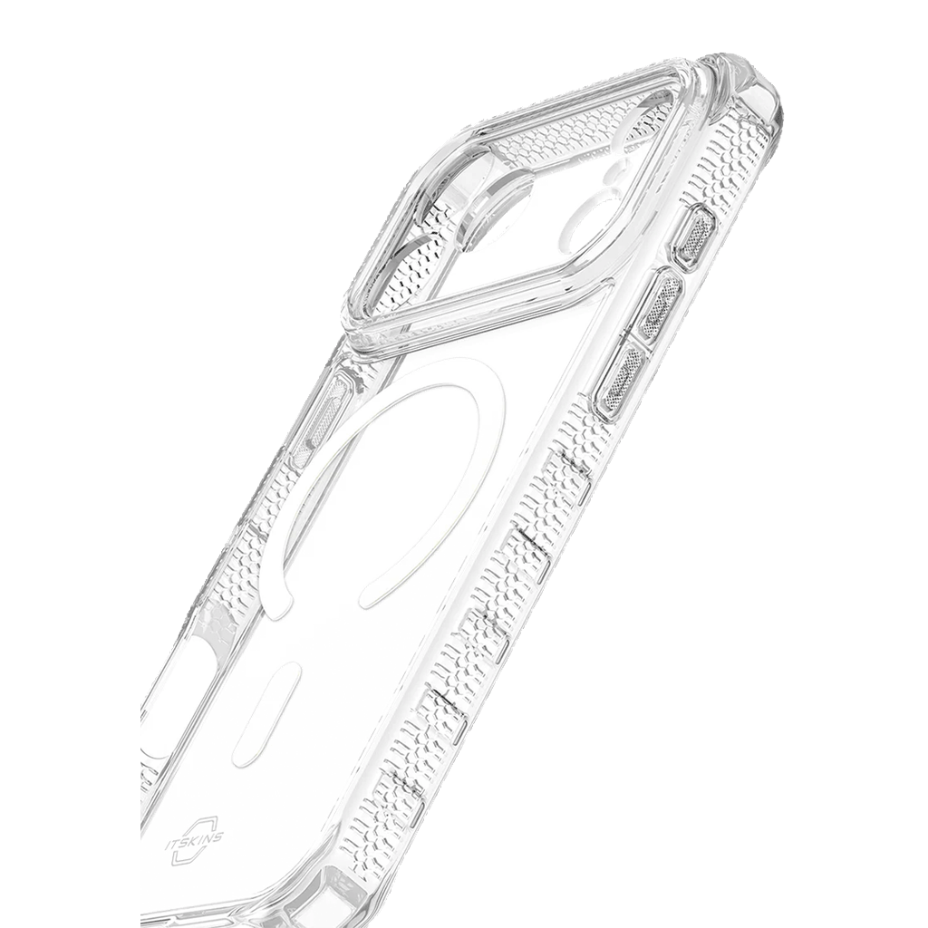 ItSkins Hybrid R Funda Transparente con MagSafe para iPhone 17 Pro Max - Transparente