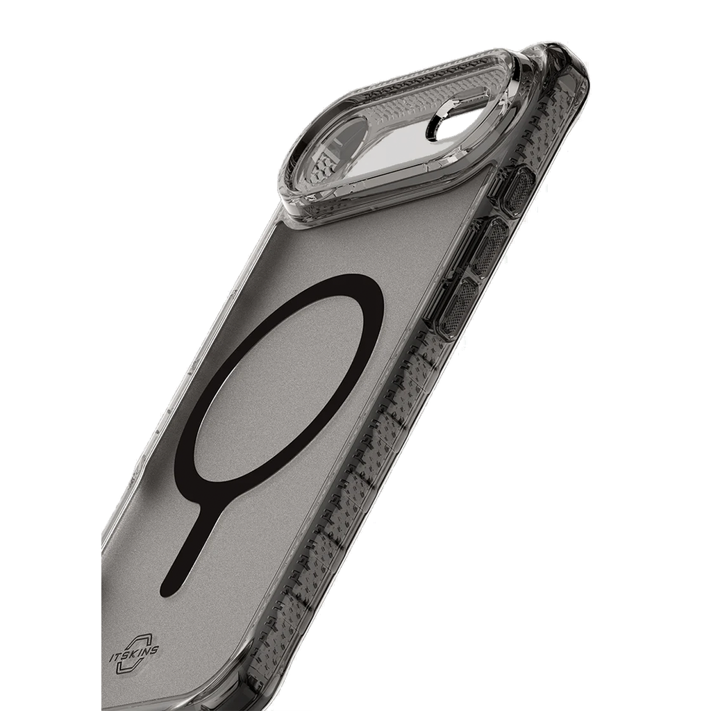 ItSkins Hybrid R Vapor Funda con MagSafe para iPhone 17 Air - Humo