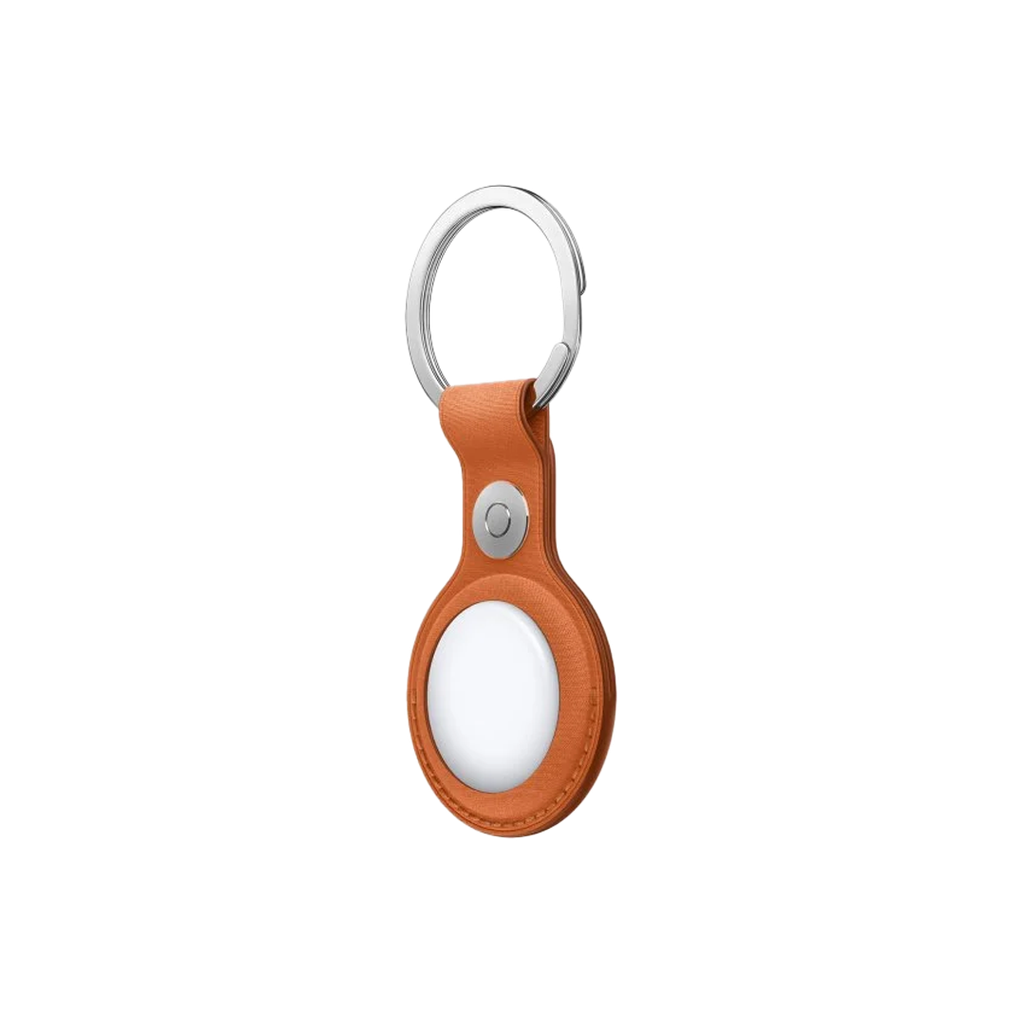 Llavero para AirTag de Trenzado Fino - Naranja Zorro