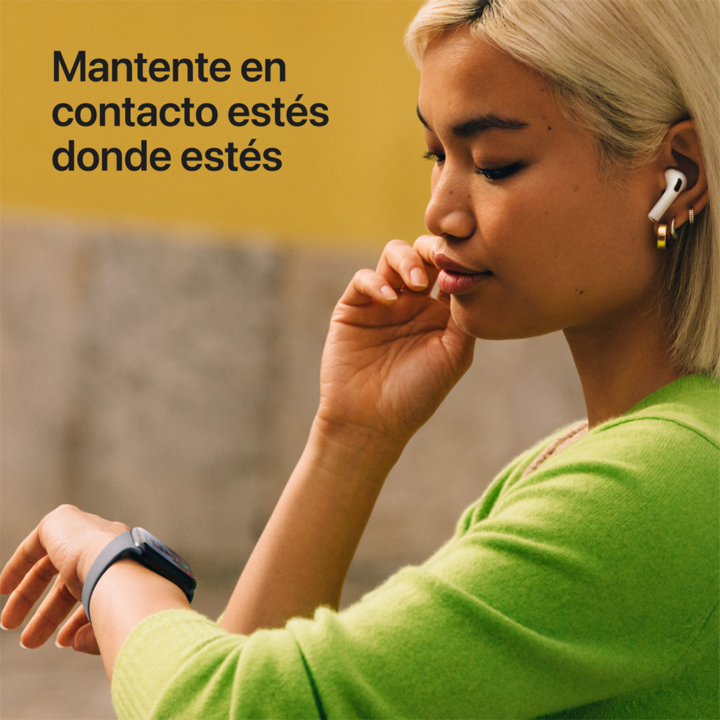 Apple Watch SE 3 GPS 44mm - Caja de Aluminio Blanco Estrella - Banda Deportiva Blanco Estrella