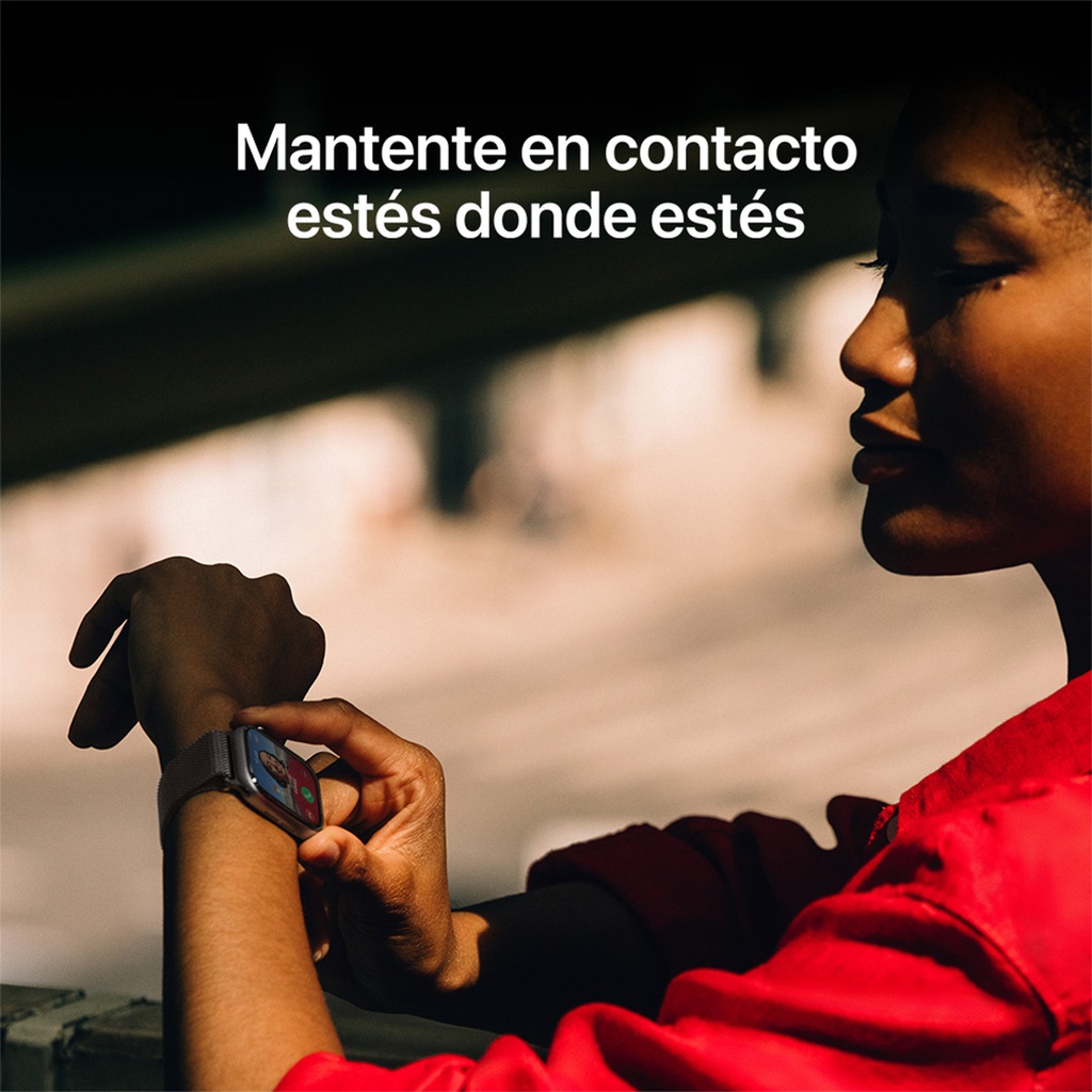 Apple Watch S11 (GPS) 42 mm - Caja de Aluminio Negro Azabache - Banda Deportiva Negra