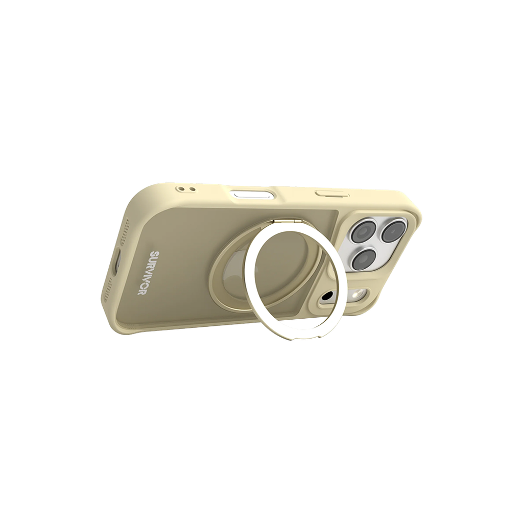 Funda Survivor Endurance Kick de Griffin con MagSafe para iPhone 17 - Hueso