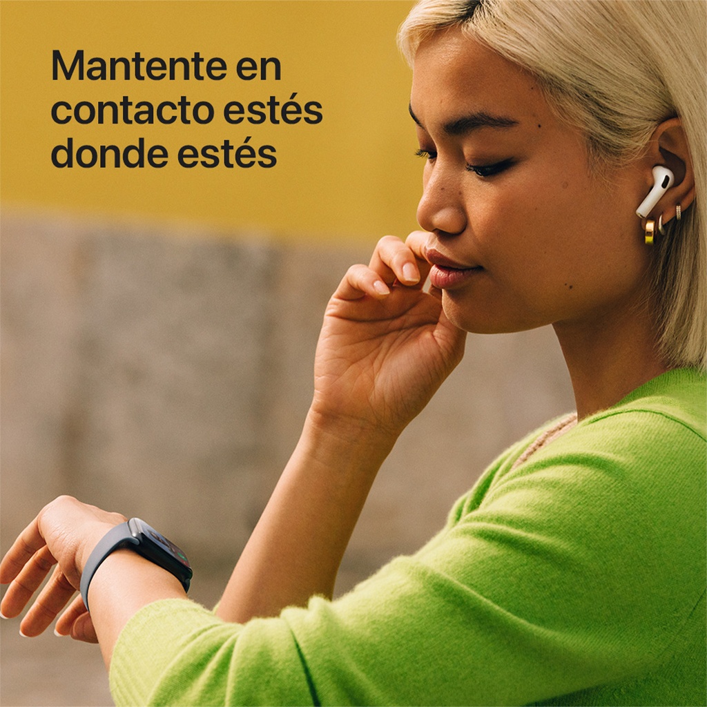 Apple Watch SE 3 (GPS) 44mm - Caja de Aluminio Blanco Estelar - Banda Deportiva Blanco Estelar S/M