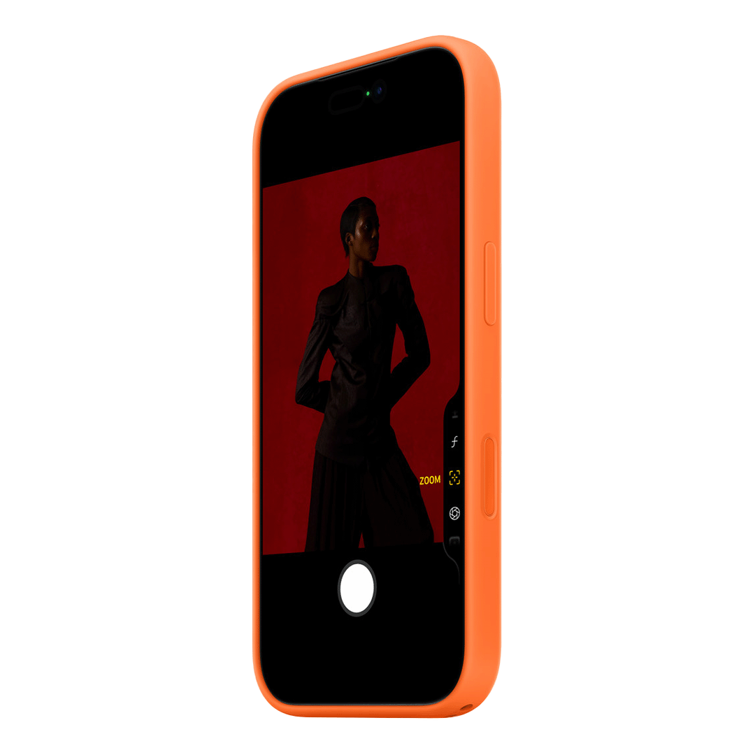 Funda de Apple de Silicona con MagSafe para iPhone 17 Pro Max  – Naranja