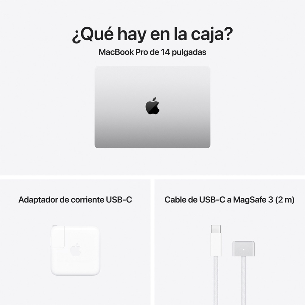MacBook Pro 14" M5 - 10 CPU, 10 GPU, 24GB, 1TB - Plata
