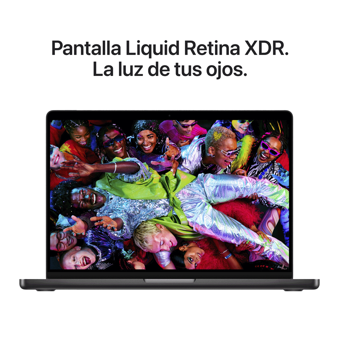 MacBook Pro 14" M5 - 10 CPU, 10 GPU, 24GB, 1TB - Negro Espacial