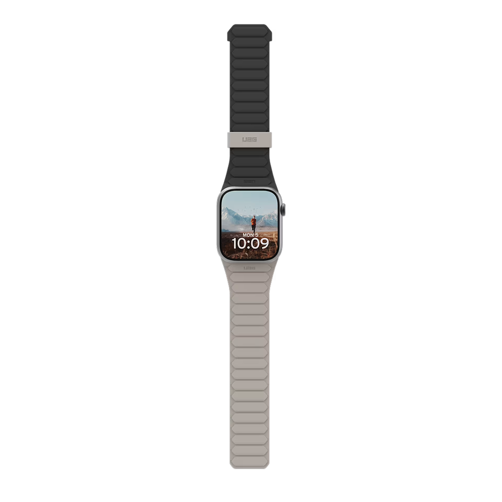 Banda Pathfinder negra y titanio de UAG para caja de 49 mm