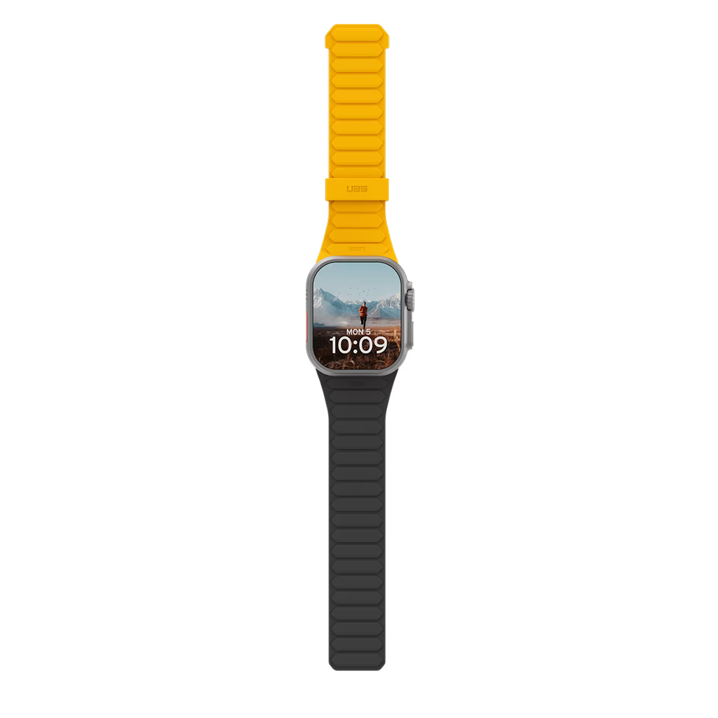Banda Pathfinder amarilla y negra de UAG para caja de 49 mm