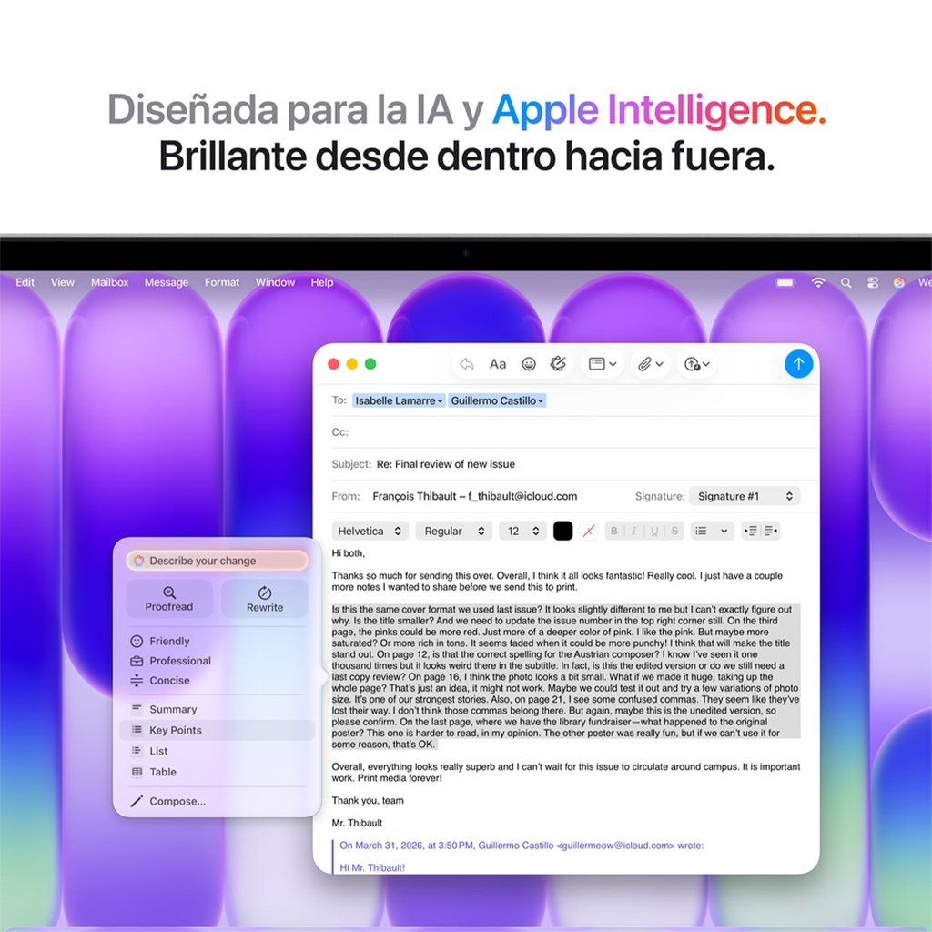 MacBook Neo 13" A18 Pro - 6 CPU, 5 GPU, 8GB, 512 GB, Magic Keyboard con Touch ID - Plata