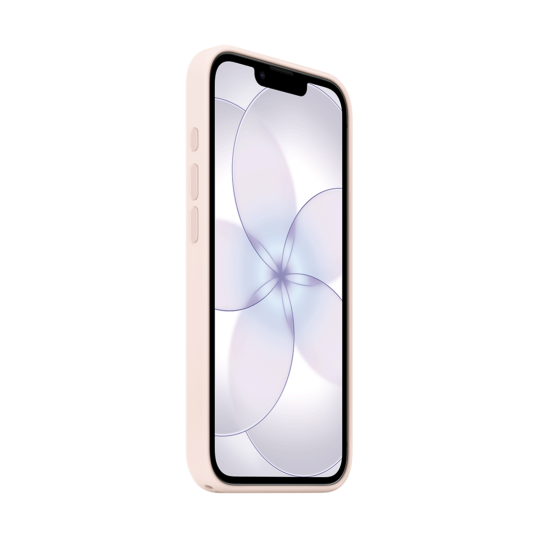 Funda de silicona con MagSafe de Apple para iPhone 17e - Rosa pálido