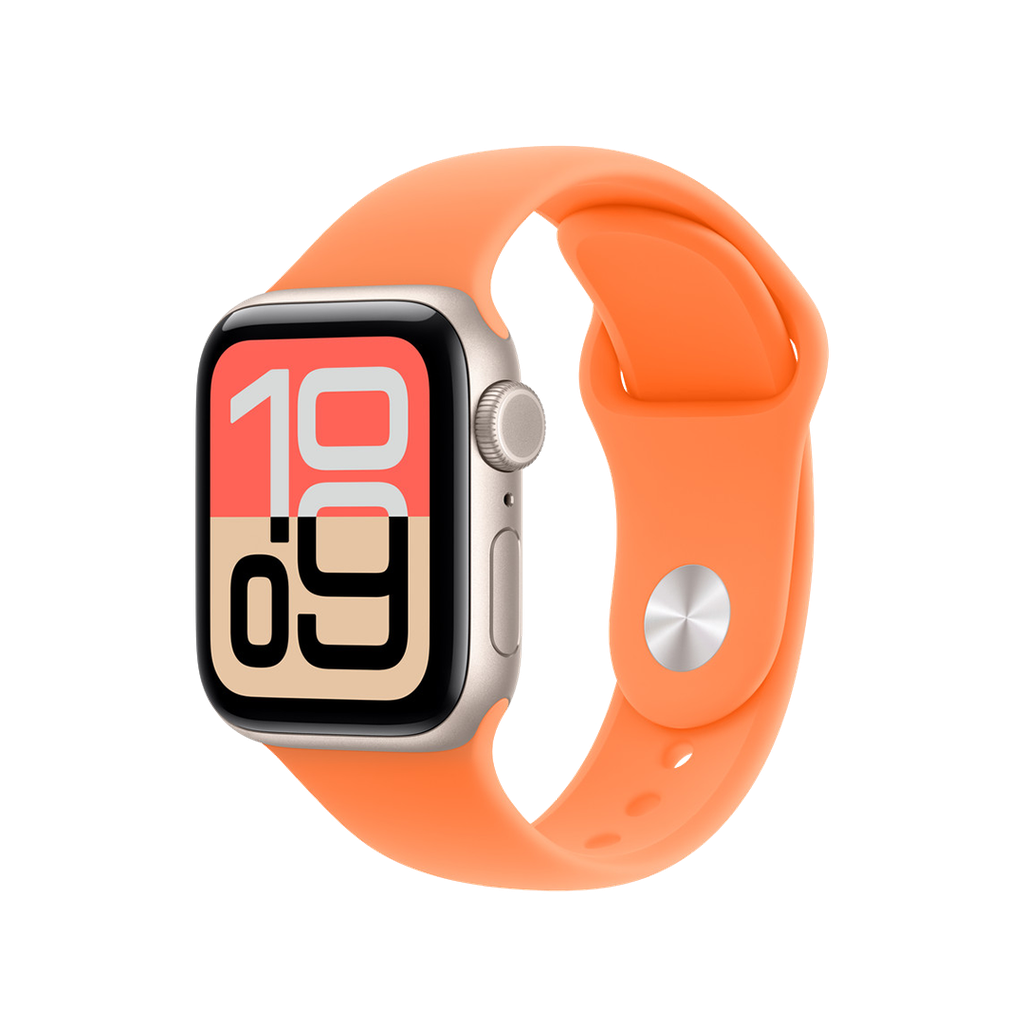 Banda deportiva naranja clementina de Apple para caja de 40 mm S/M