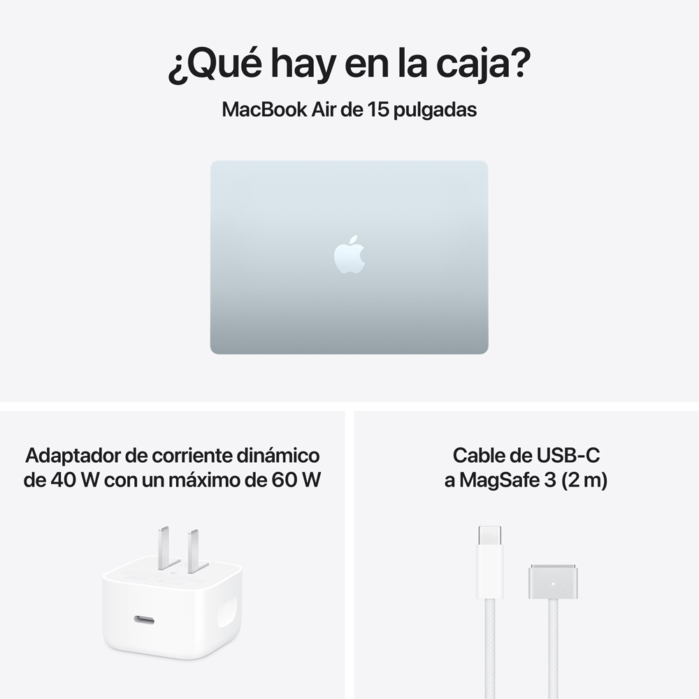 MacBook Air 15" M5 - 10 CPU, 10 GPU, 16GB, 512GB - Azul cielo