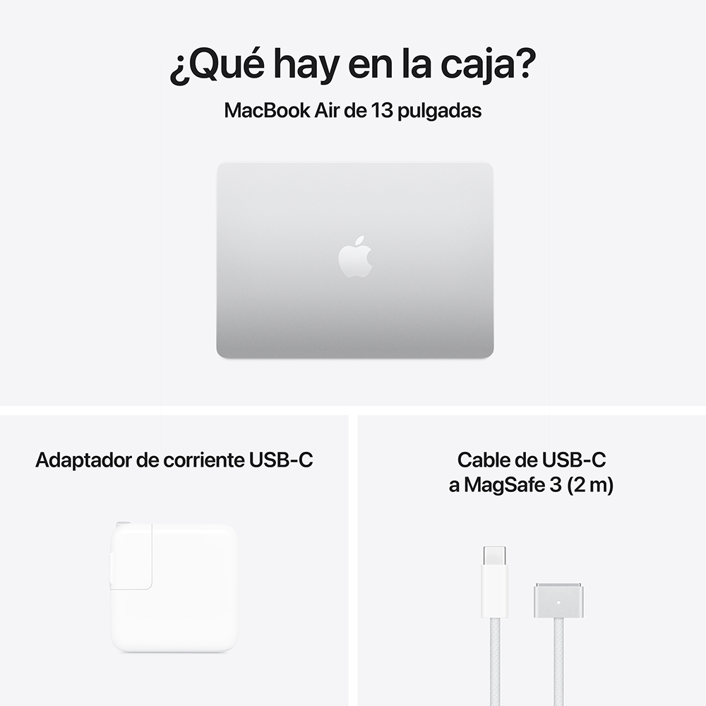 MacBook Air 13" M5 - 10 CPU, 8 GPU, 16GB, 512GB - Plata