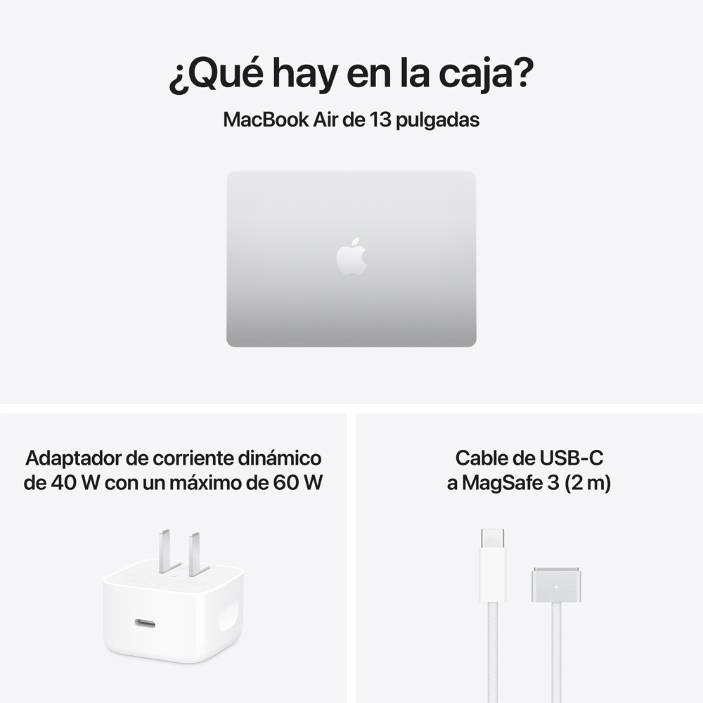 MacBook Air 13" M5 - 10 CPU, 10 GPU, 24GB, 1TB - Plata