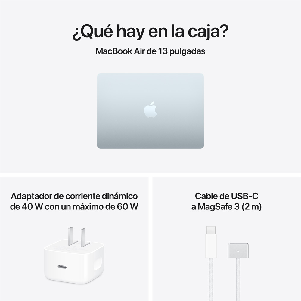 MacBook Air 13" M5 - 10 CPU, 8 GPU, 16GB, 512GB - Azul cielo