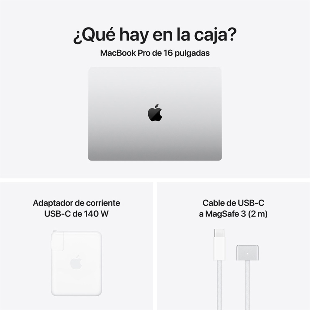 MacBook Pro 16" M5 Pro - 18 CPU, 20 GPU, 24GB, 1TB - Plata