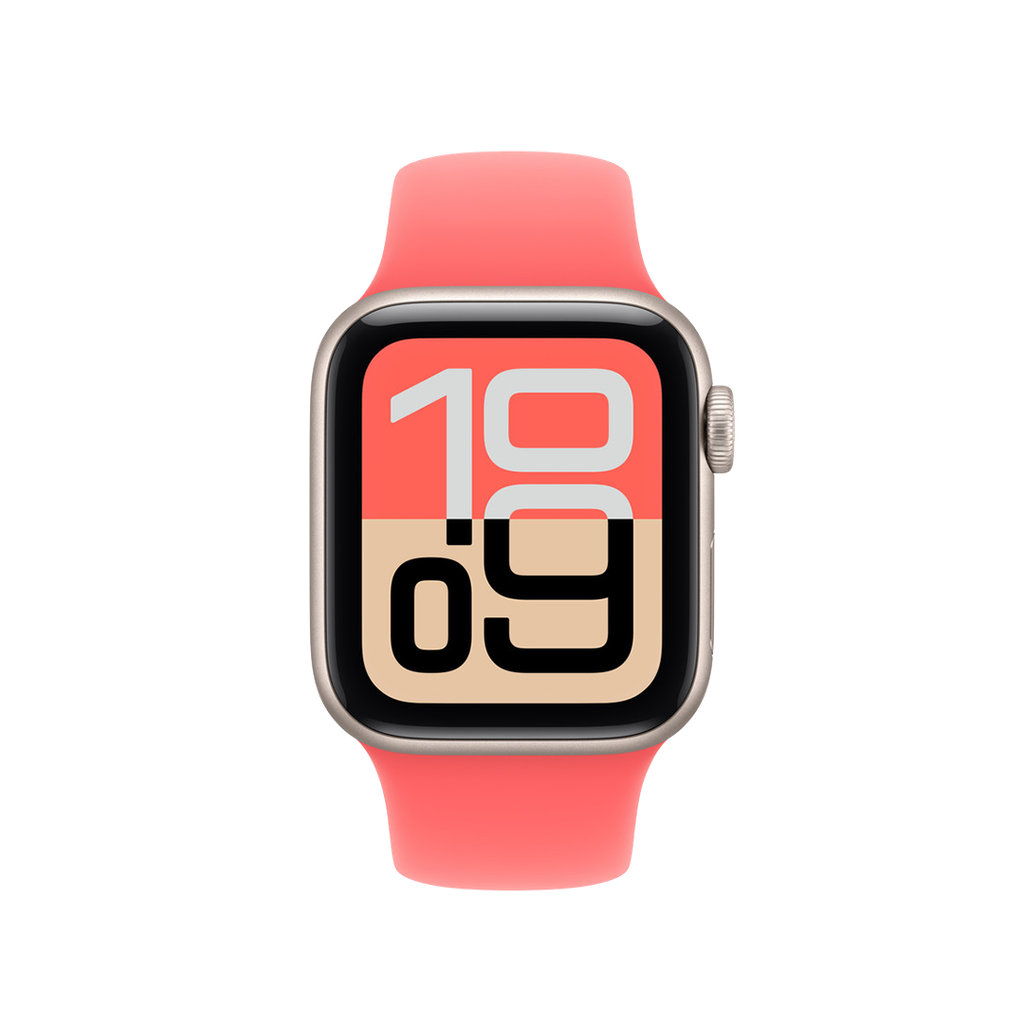 Banda deportiva Guayaba brillante de Apple para caja de 40 mm M/L