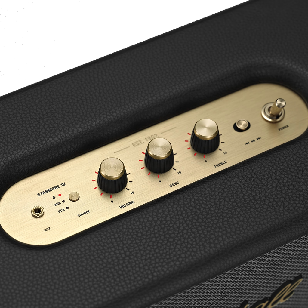 Parlante Bluetooth Stanmore III de Marshall - Negro