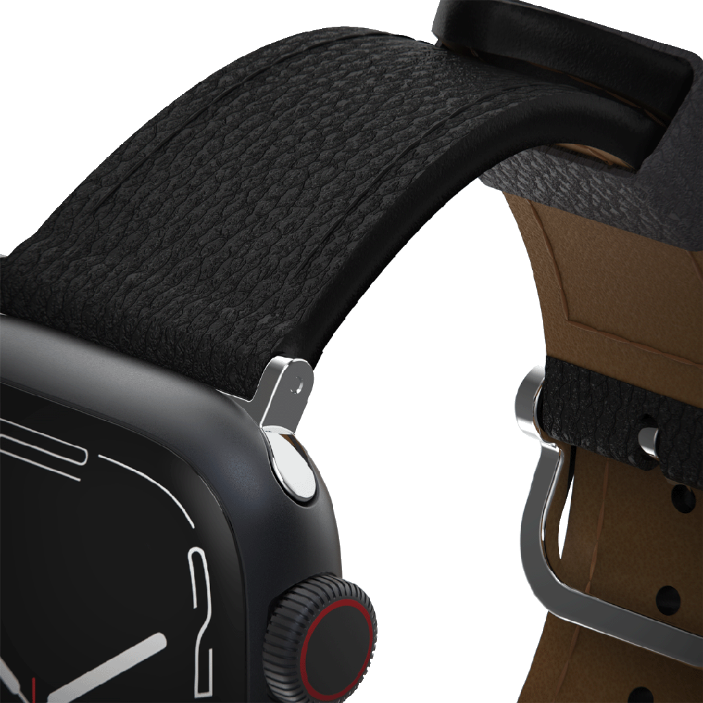 Otterbox Symmetry Cactus Leather Watch Band for  42/44/45mm - Noir Ash
