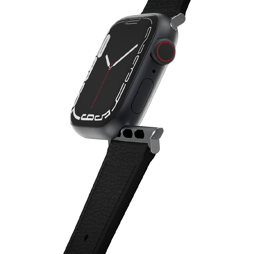 Otterbox Symmetry Cactus Leather Watch Band for  42/44/45mm - Noir Ash