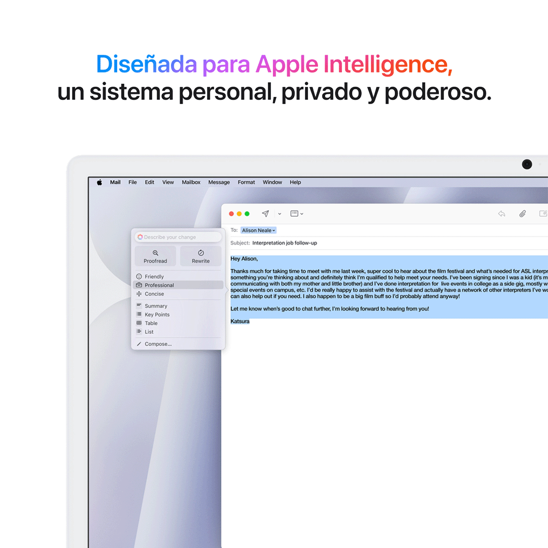 iMac 24" M4 - 10 CPU, 10 GPU, 16 GB, 256 GB - Plata