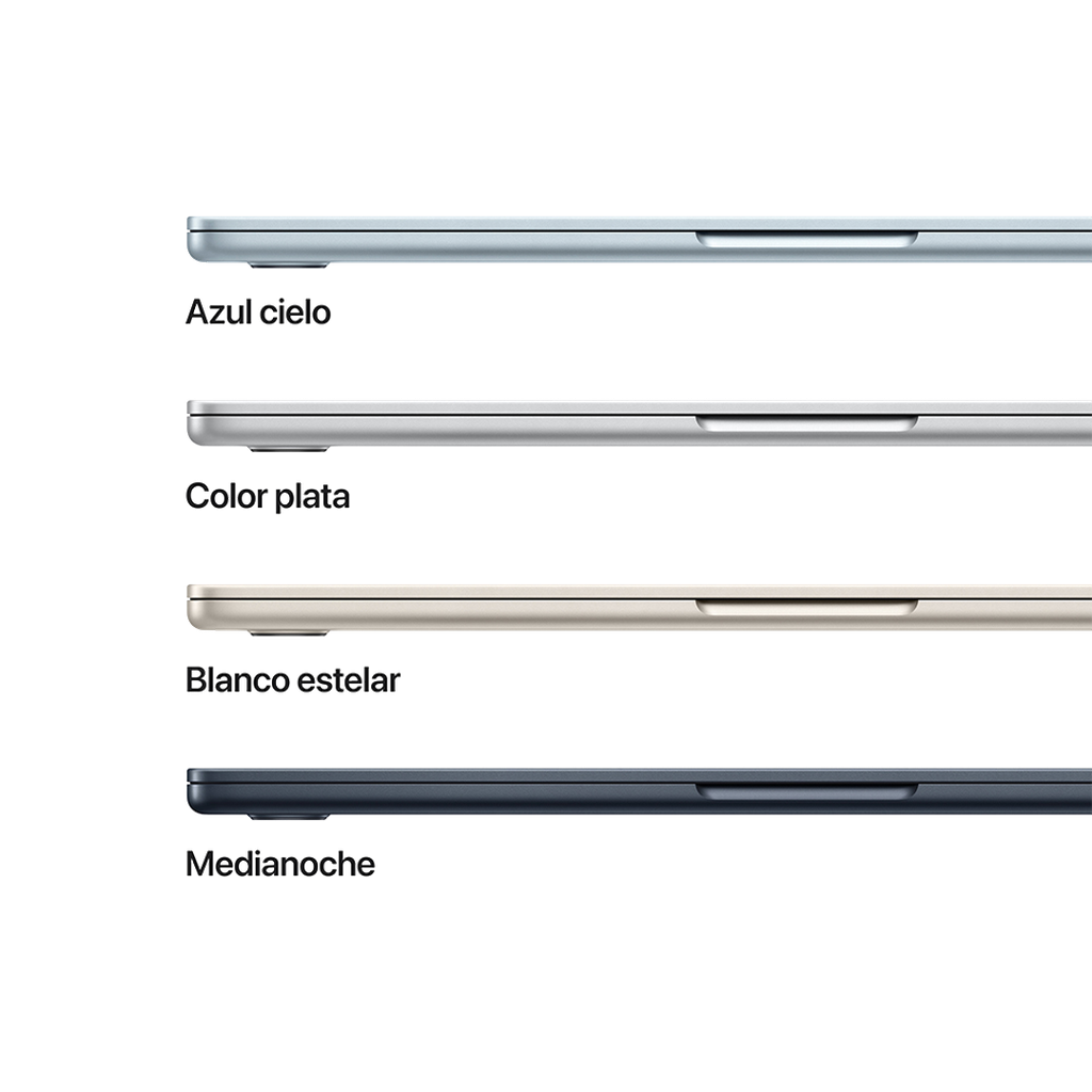MacBook Air 13" M4 - 10 CPU, 10 GPU, 24 GB, 512 GB - Plata