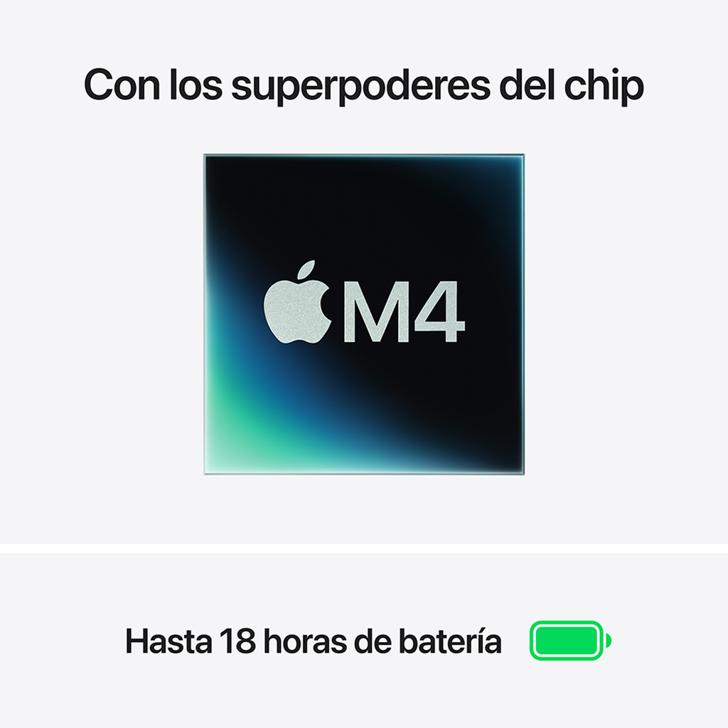 MacBook Air 13" M4 - 10 CPU, 10 GPU, 24 GB, 512 GB - Plata