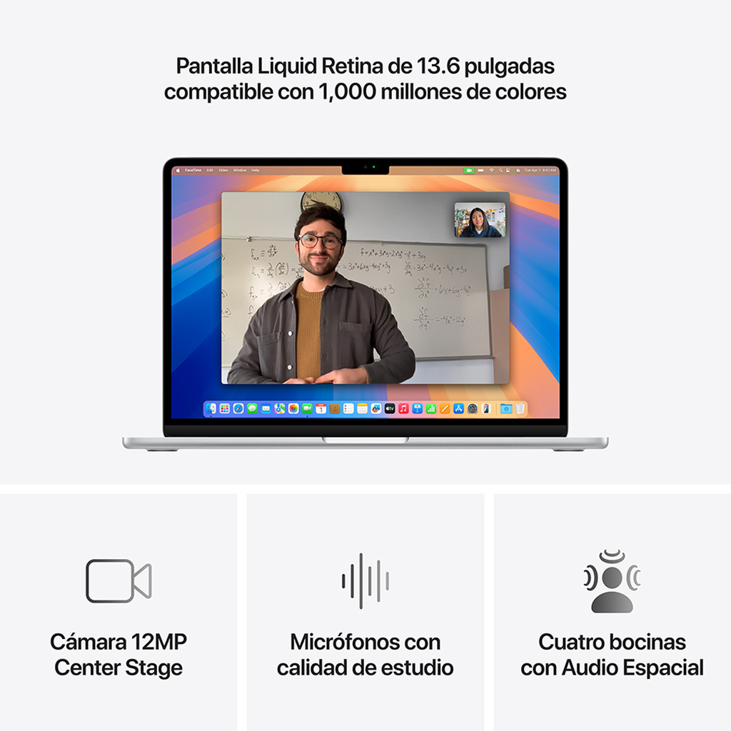 MacBook Air 13" M4 - 10 CPU, 10 GPU, 24 GB, 512 GB - Plata