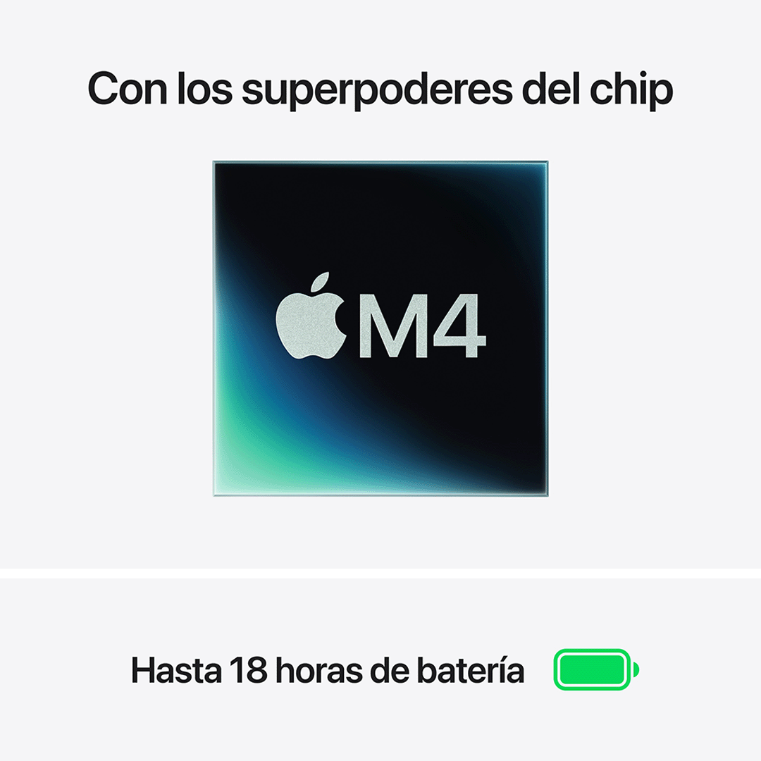 MacBook Air 13" M4 - 10 CPU, 10 GPU, 24 GB, 512 GB - Blanco Estrella