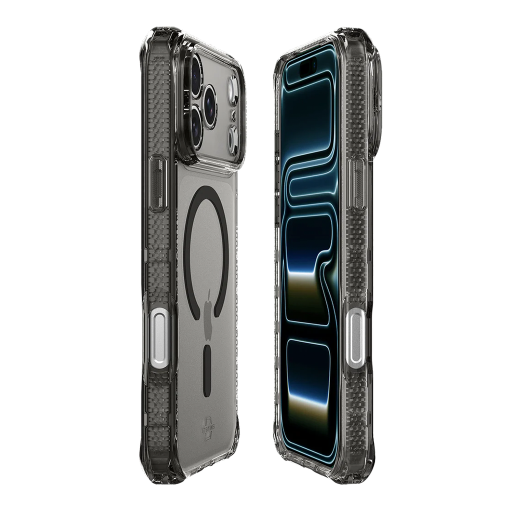 Funda Hybrid R Vapor de ItSkins con MagSafe para iPhone 17 Pro Max - Humo