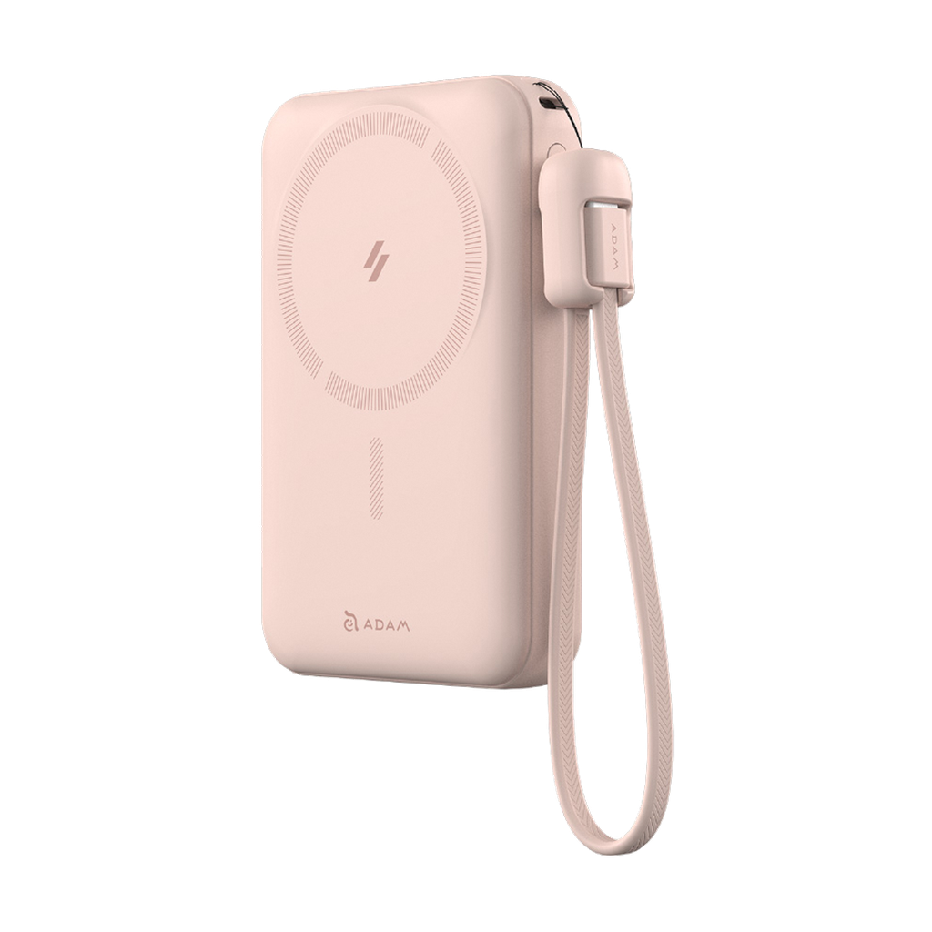 Adam Elements VIONTA C2 Pro 8 en 1 Banco de Carga Magnético 10,000 mAh - Rosa