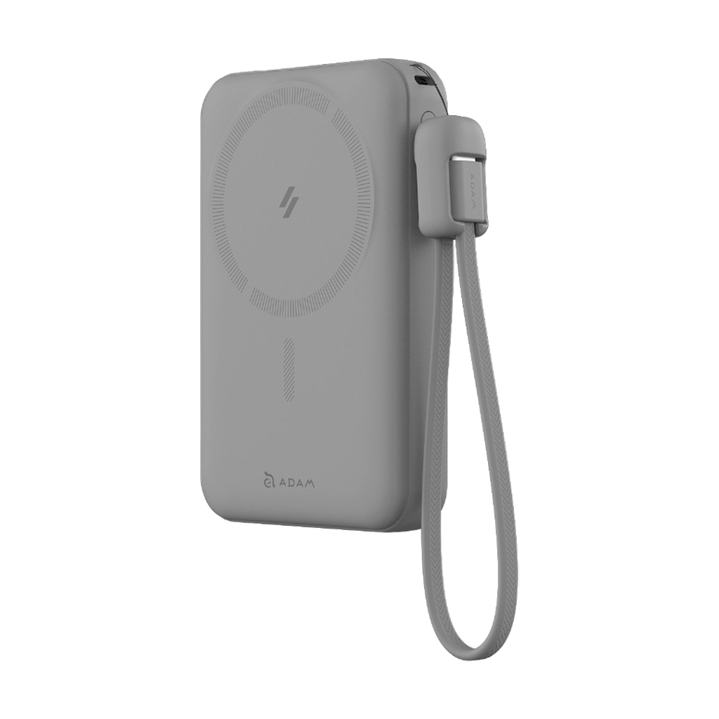 Adam Elements VIONTA C2 Pro 8 en 1 Banco de Carga Magnético 10,000 mAh - Gris