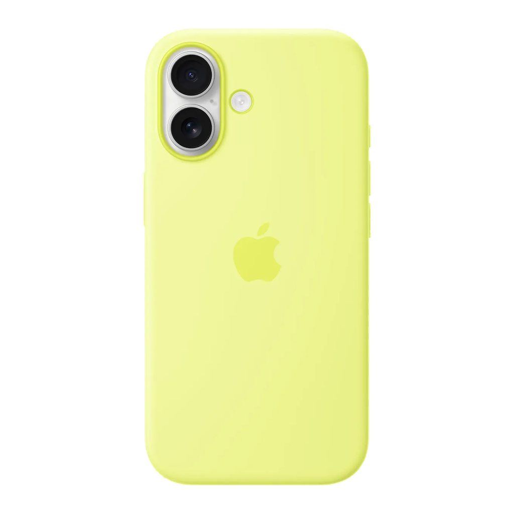 Funda de silicona con MagSafe de Apple para iPhone 17- Amarillo neón