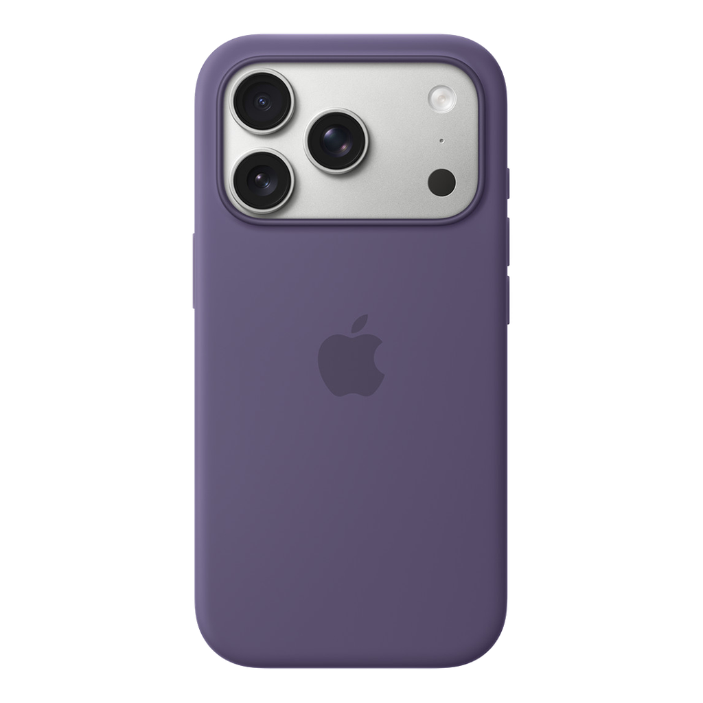 Funda de silicona con MagSafe de Apple para iPhone 17 Pro – Niebla violeta