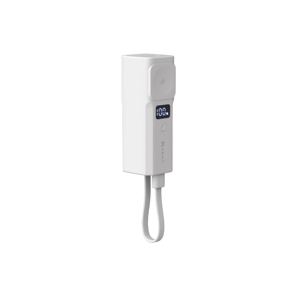 Adam Elements VIONTA P5 Pro 5 en 1 Banco de Carga Pocket 5000mAh - Blanco
